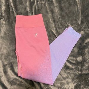 Gymshark Adapt Ombre Seamless legging: pink/purple